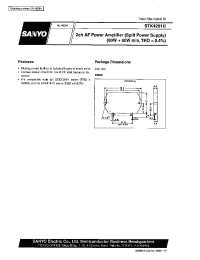 Datasheet STK4201 manufacturer Sanyo